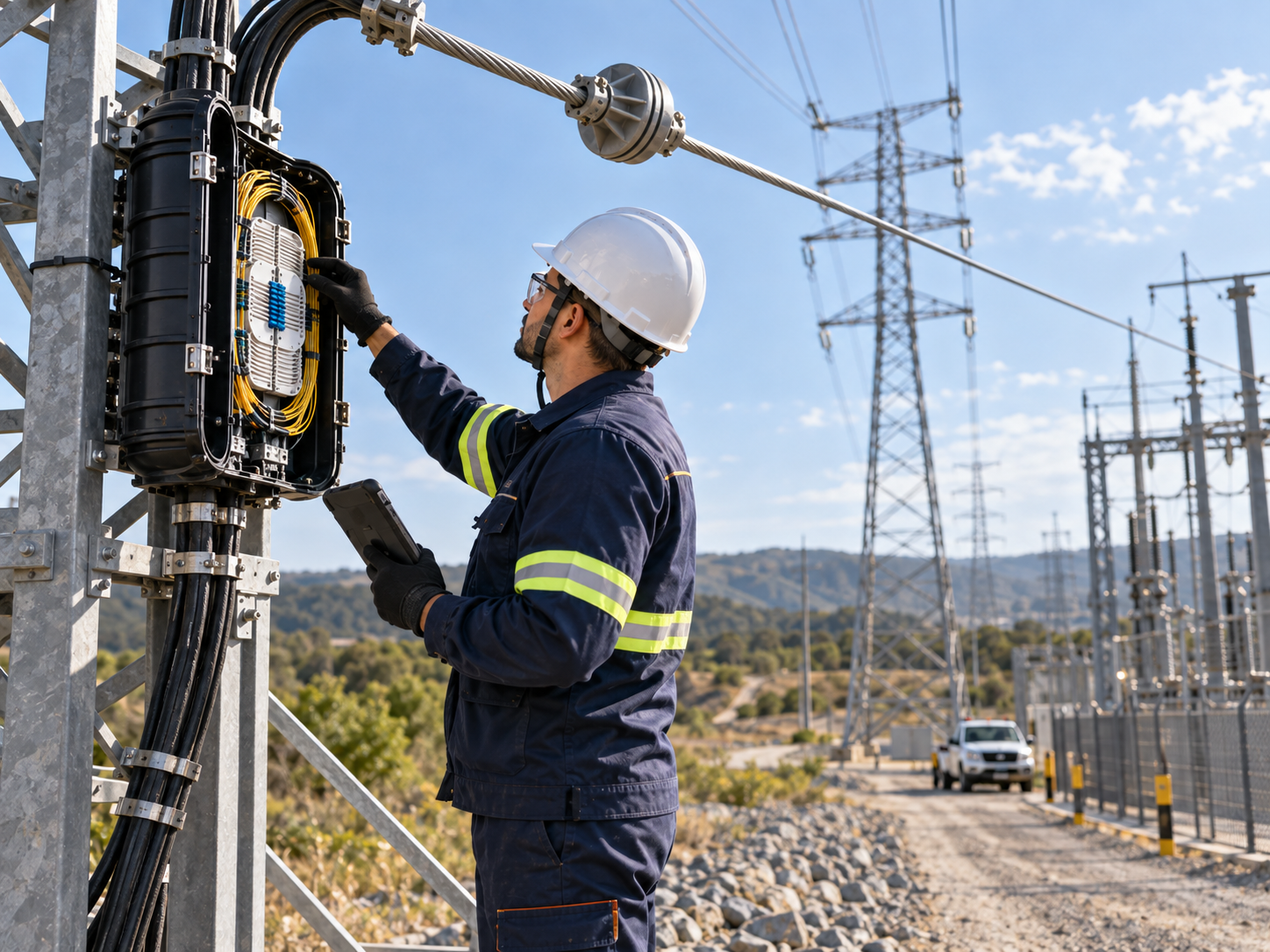 OPGW e infraestrutura de telecomunicações
